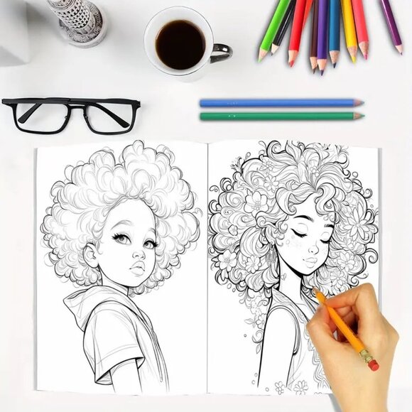 Black Beauty Coloring Book (SKU #0407) - Picture 3 of 5